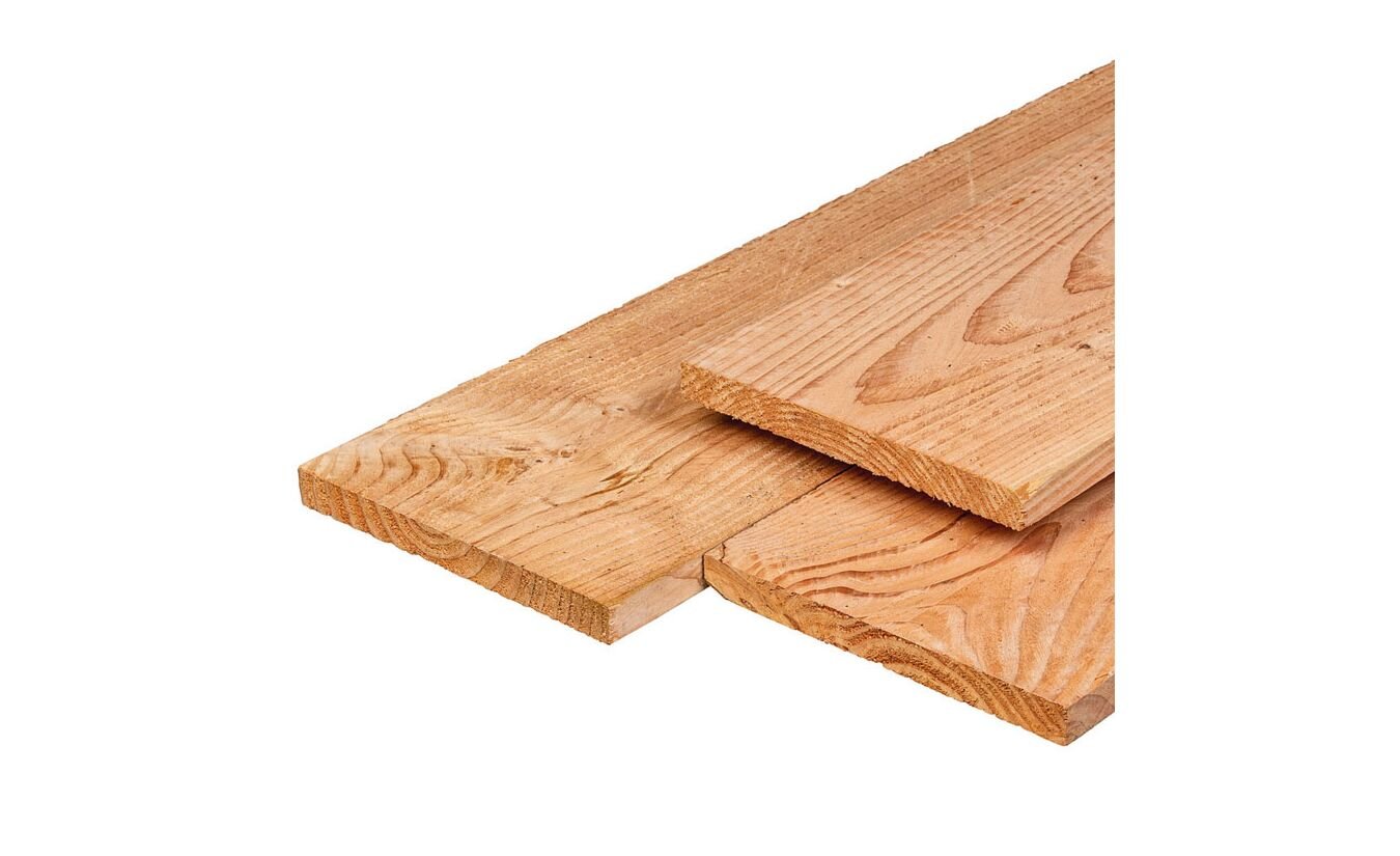 Tuinplank Lariks Douglas 2.5x25cm schuttingplank