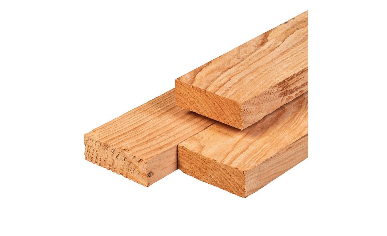 Balk Lariks Douglas timmerhout 5x15x400cm ongeschaafd