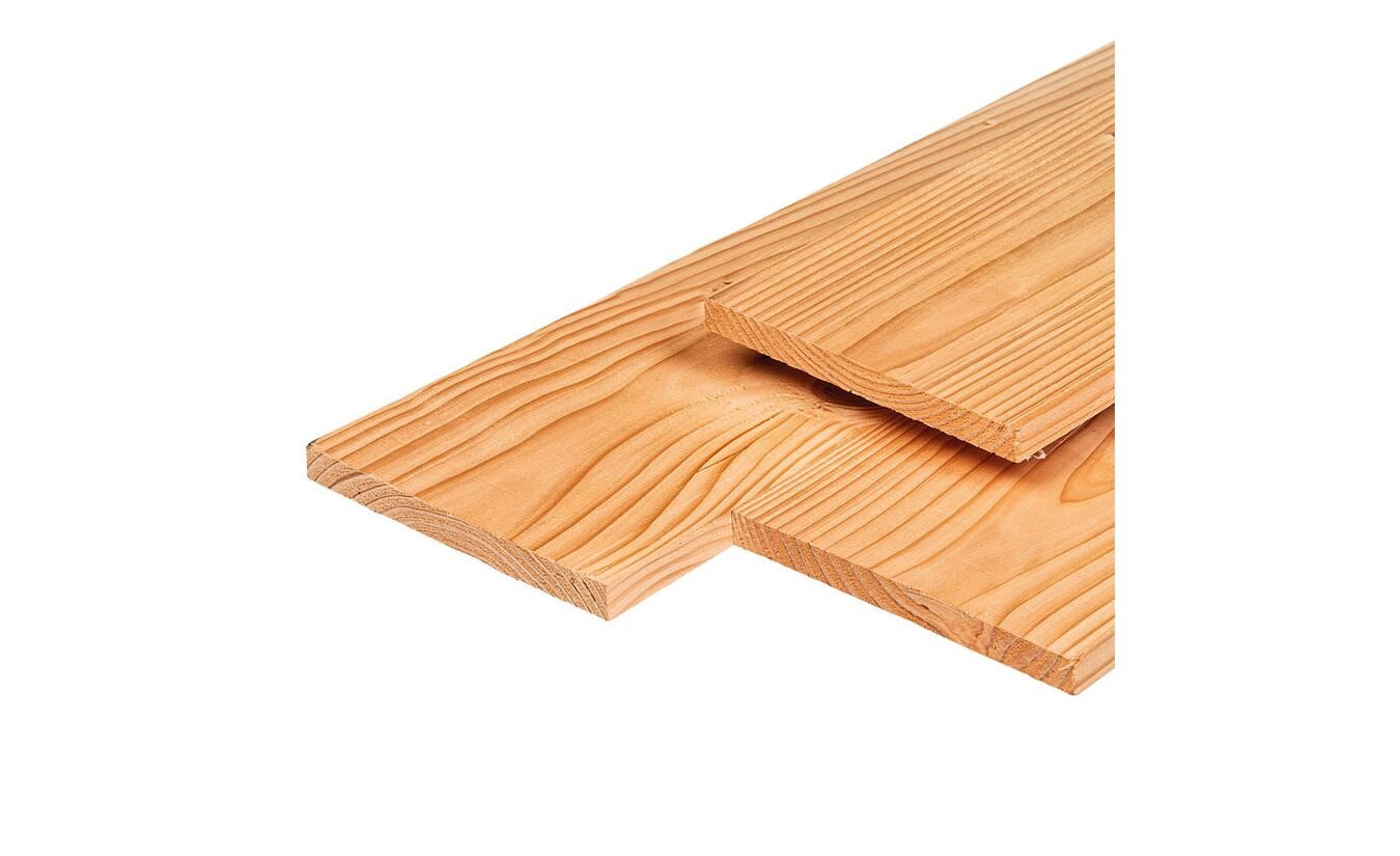 Plank Lariks Douglas 1.8x20x180cm tuinplank glad geschaafd