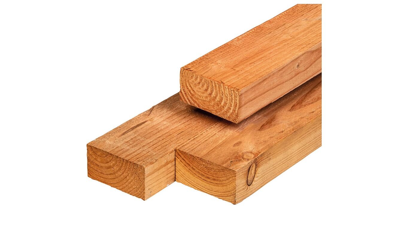 Balk Lariks Douglas timmerhout 5x10x500cm ongeschaafd