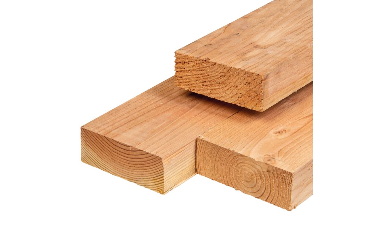 Balk Lariks Douglas timmerhout 7x25x600cm ongeschaafd