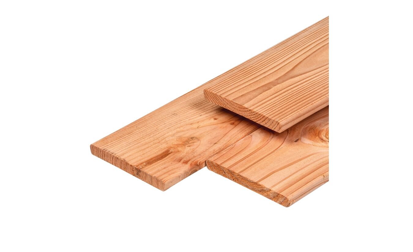 Tuinplank Lariks Douglas schutting geschaafd 1.6x14x180cm