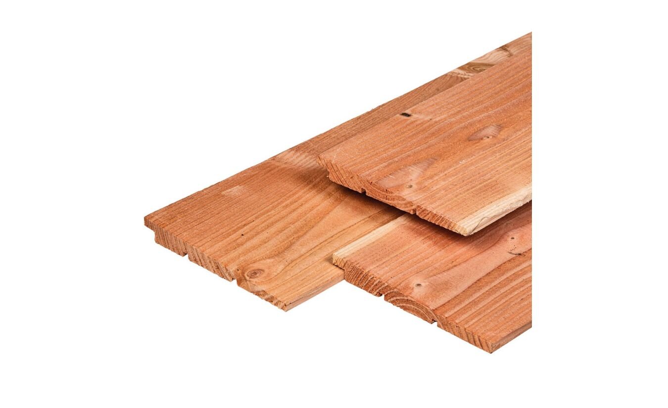 Potdekselplank Red Wood Class Zweeds Rabat 2.2x19.5x300cm