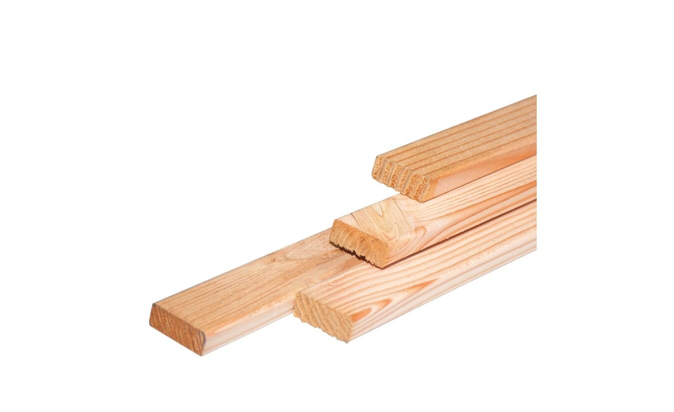 Lariks/douglas Rhombus regel 2x6.5 cm