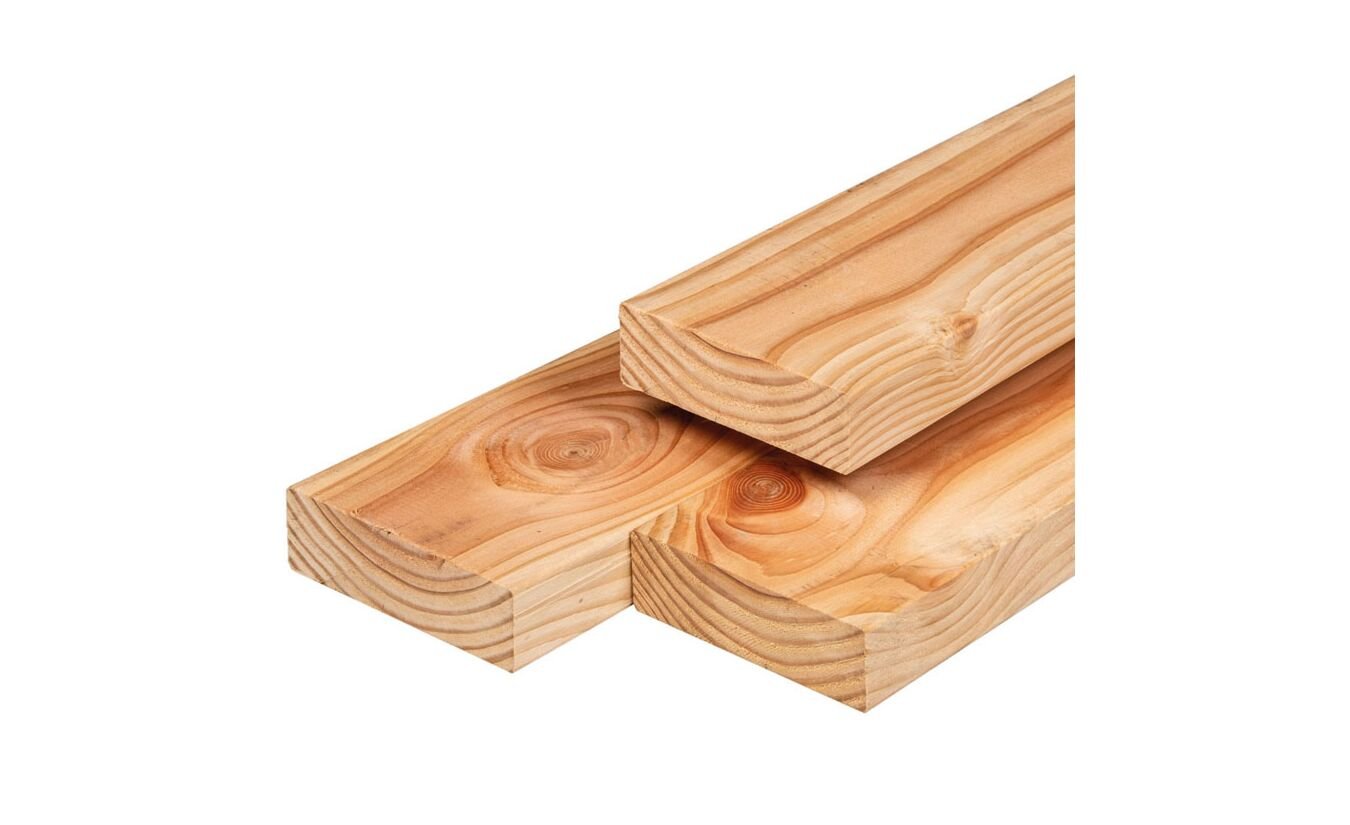 Lariks Douglas constructie balk 4.5x14.5x500cm geschaafd