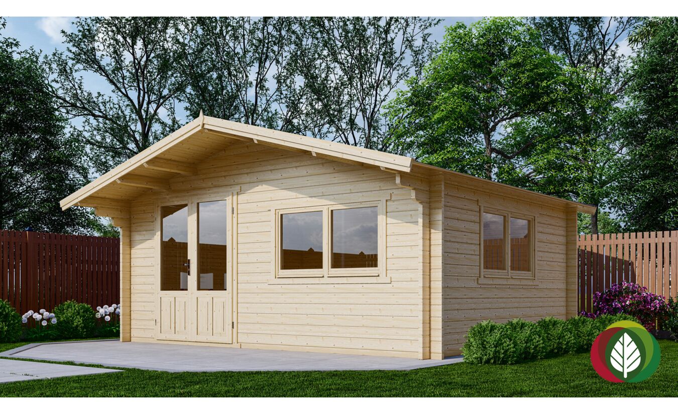Blokhut 5x4 Interflex 540x440cm