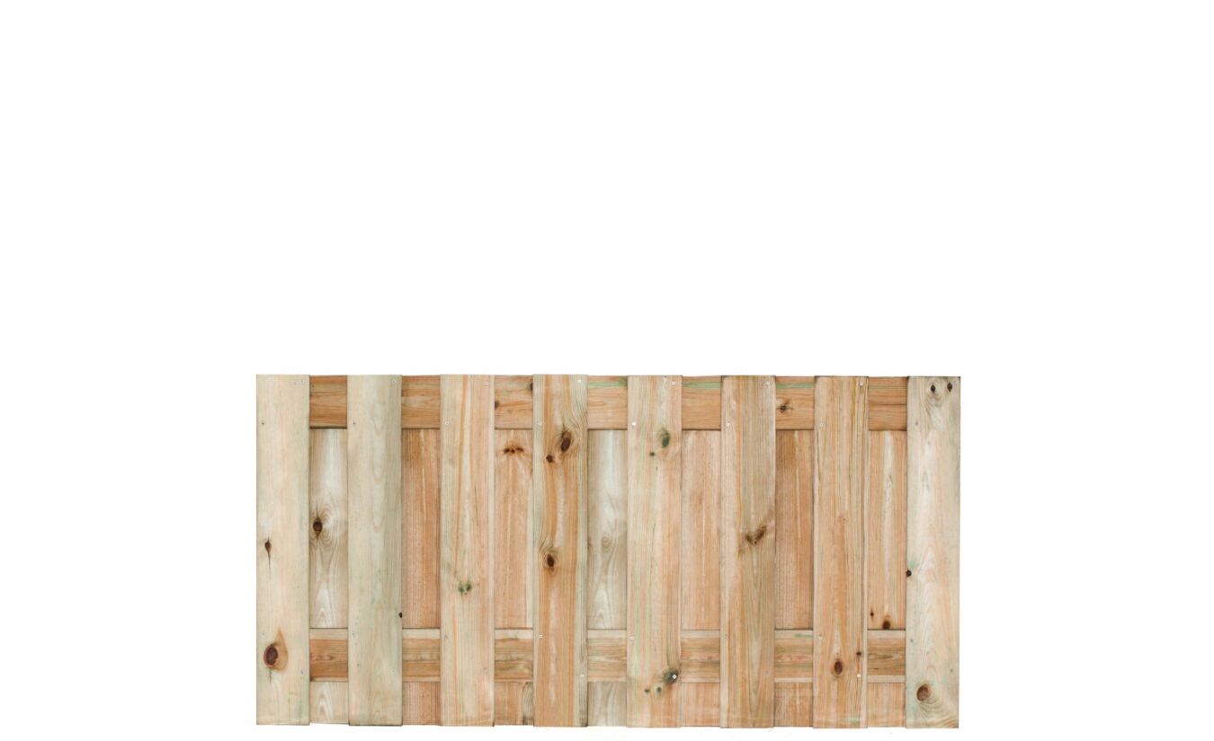 Tuinscherm geimpregneerd Coevorden 17-planks 90x180cm