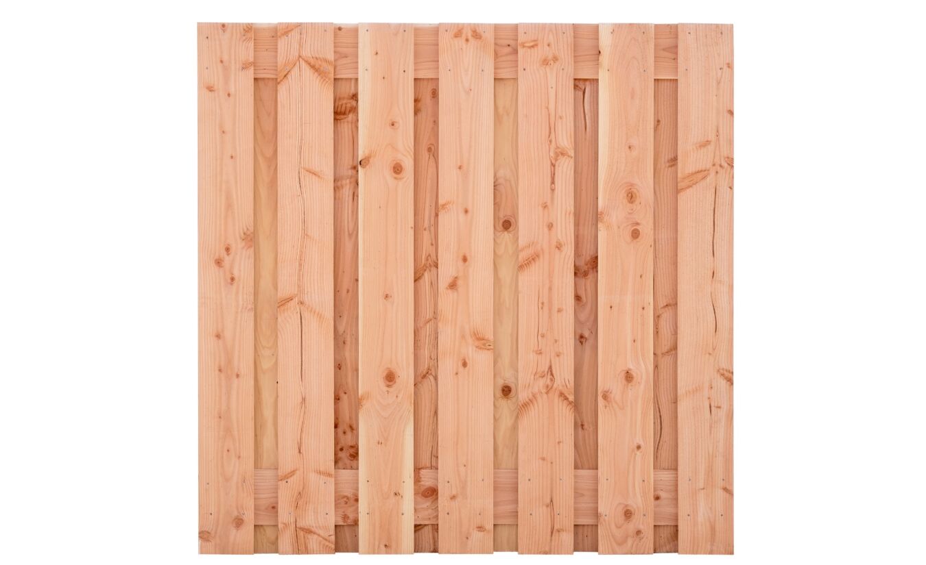 Tuinscherm Douglas Meckelenburg 15-planks 180x180cm