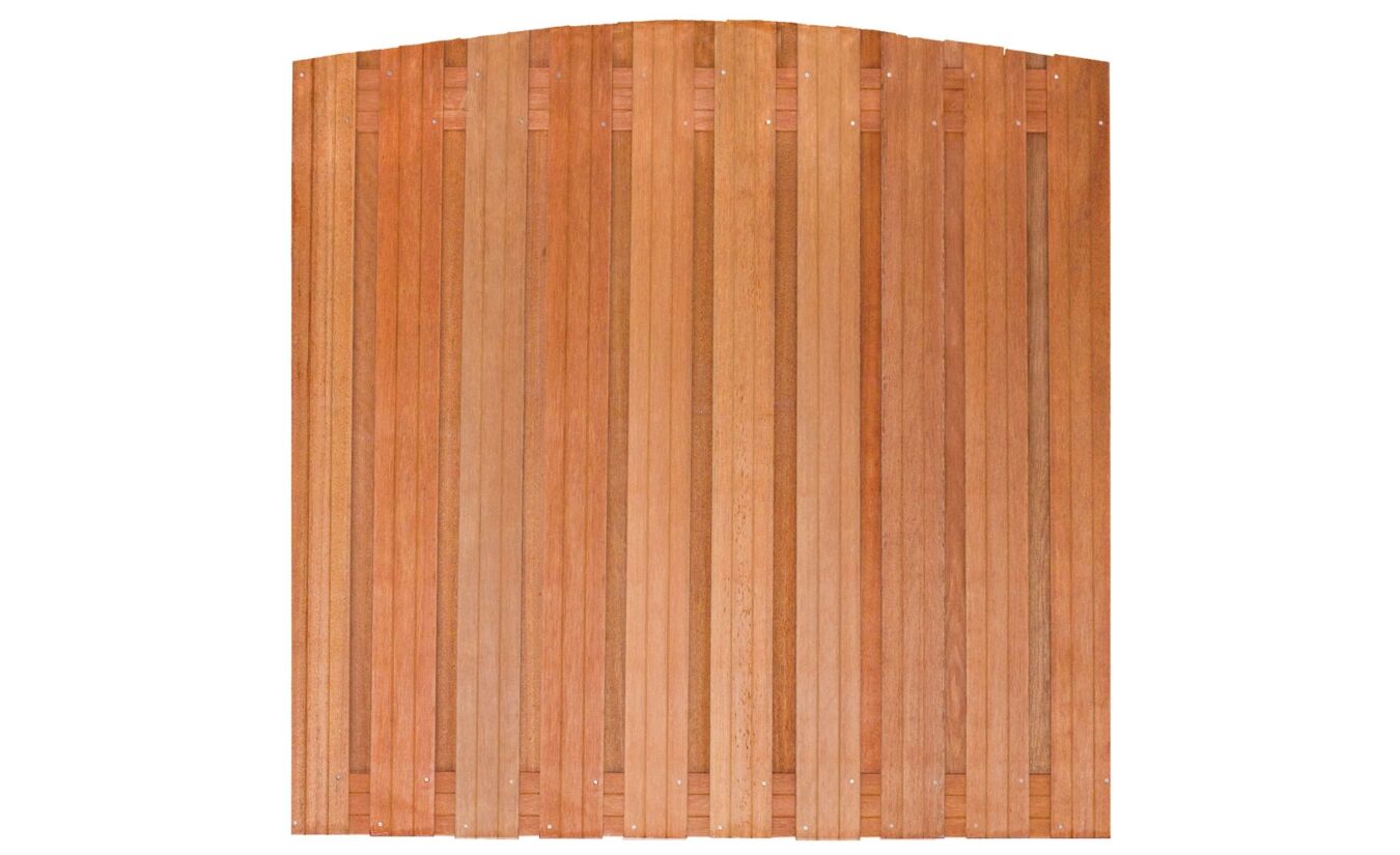 Tuinscherm hardhout Dronten toog 21 planks 180x180cm