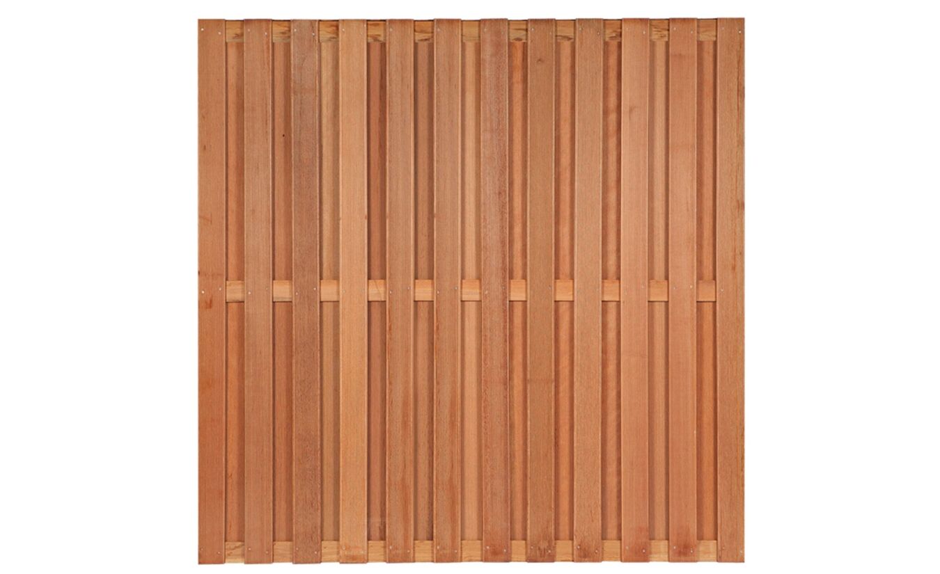 Tuinscherm hardhout Leeuwarden recht 180x180cm