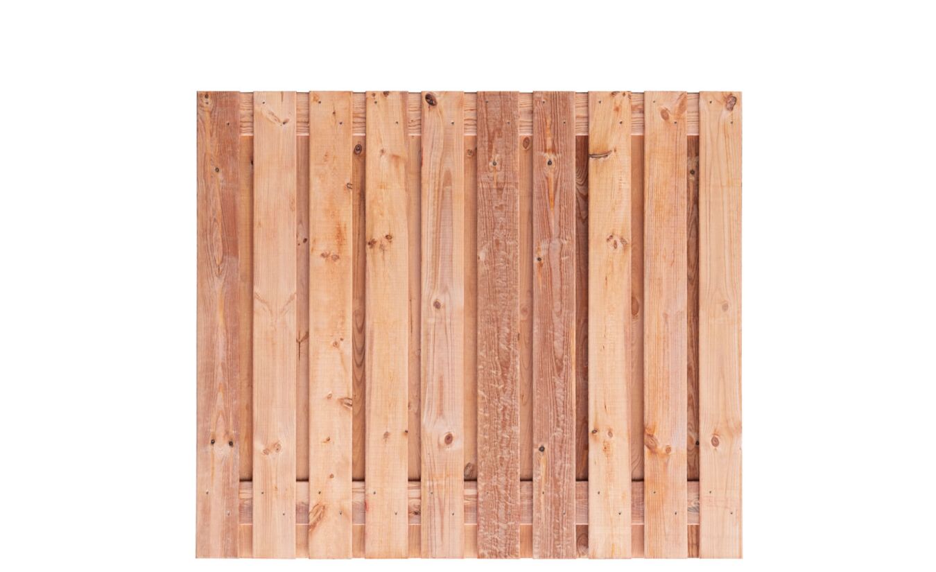 Tuinscherm Casablanca Red Class Wood 21-planks 150x180cm