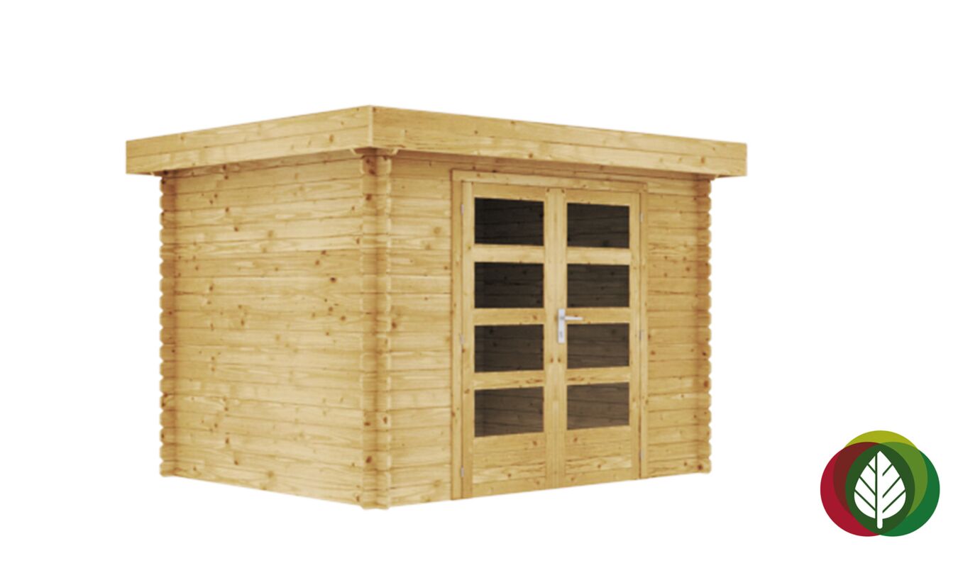 Blokhut Lavant 28mm 400x300cm - Duxwood