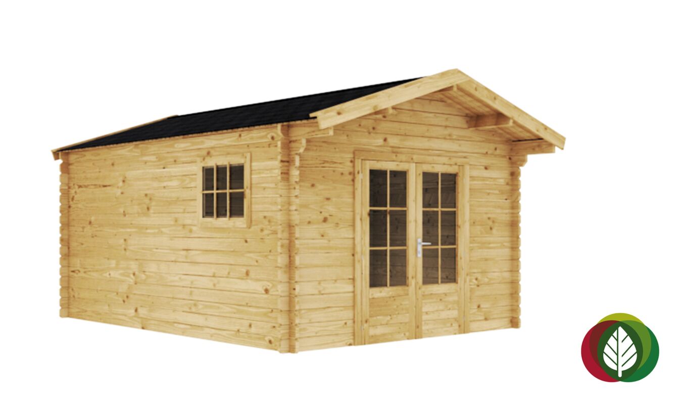 Blokhut Ludres 45mm 350x500cm - Duxwood