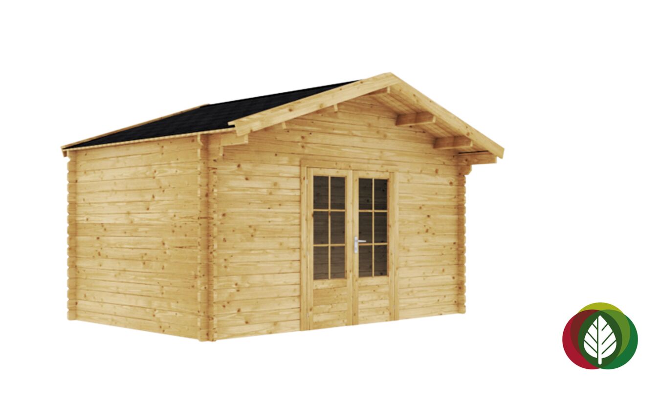 Blokhut Olivia 45mm 450x300cm - Duxwood