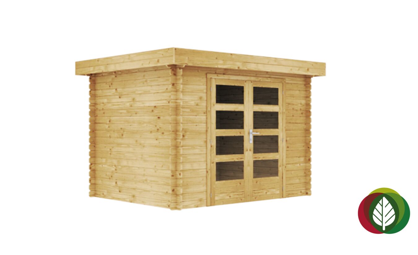 Blokhut Perg 28mm 500x300cm - Duxwood