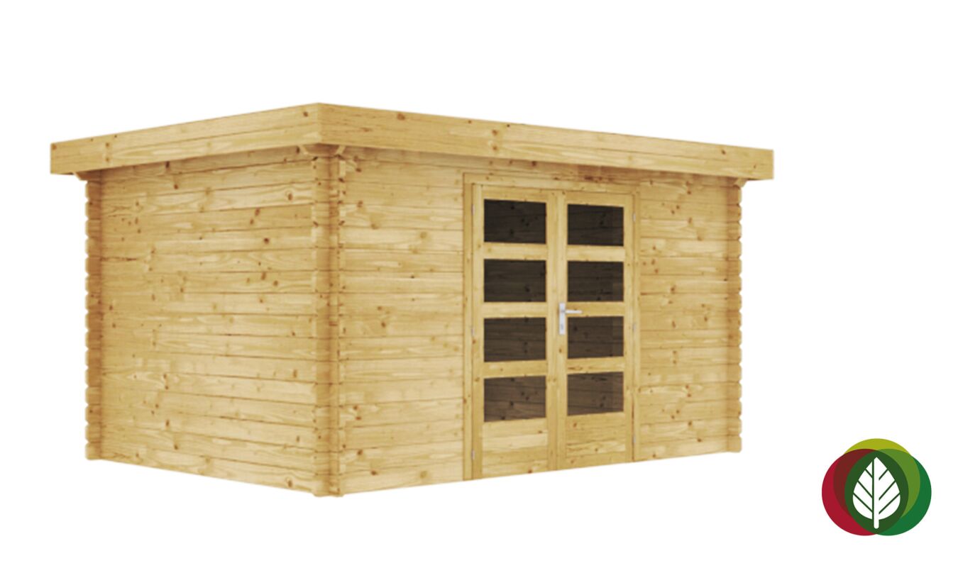 Blokhut Emmen 45mm 500x300cm - Duxwood