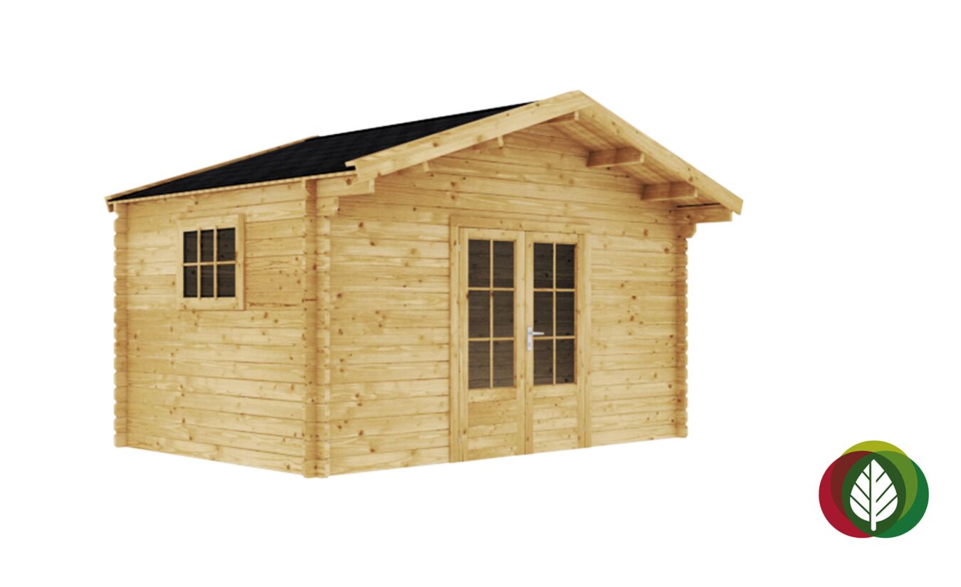 Blokhut Zwartemeer 45mm 450x300cm - Duxwood