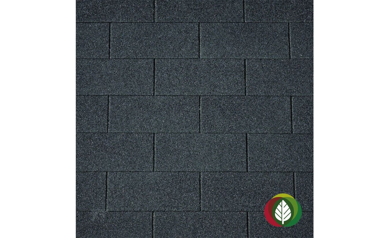 Dakshingles recht zwart