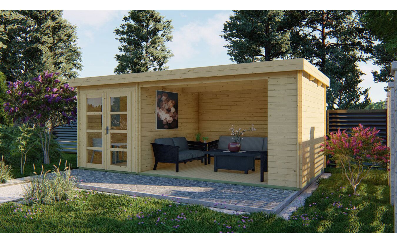 Blokhut Megamodern 575x300cm