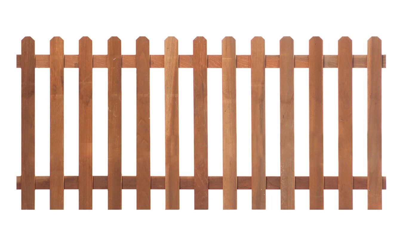 Tuinhek hardhout recht 90x180cm 