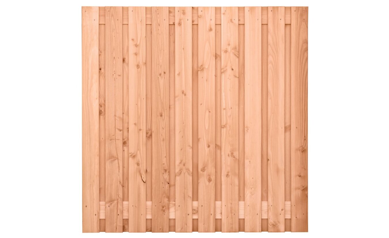 Tuinscherm Lariks Douglas Zwarte Woud 21-planks 180x180cm