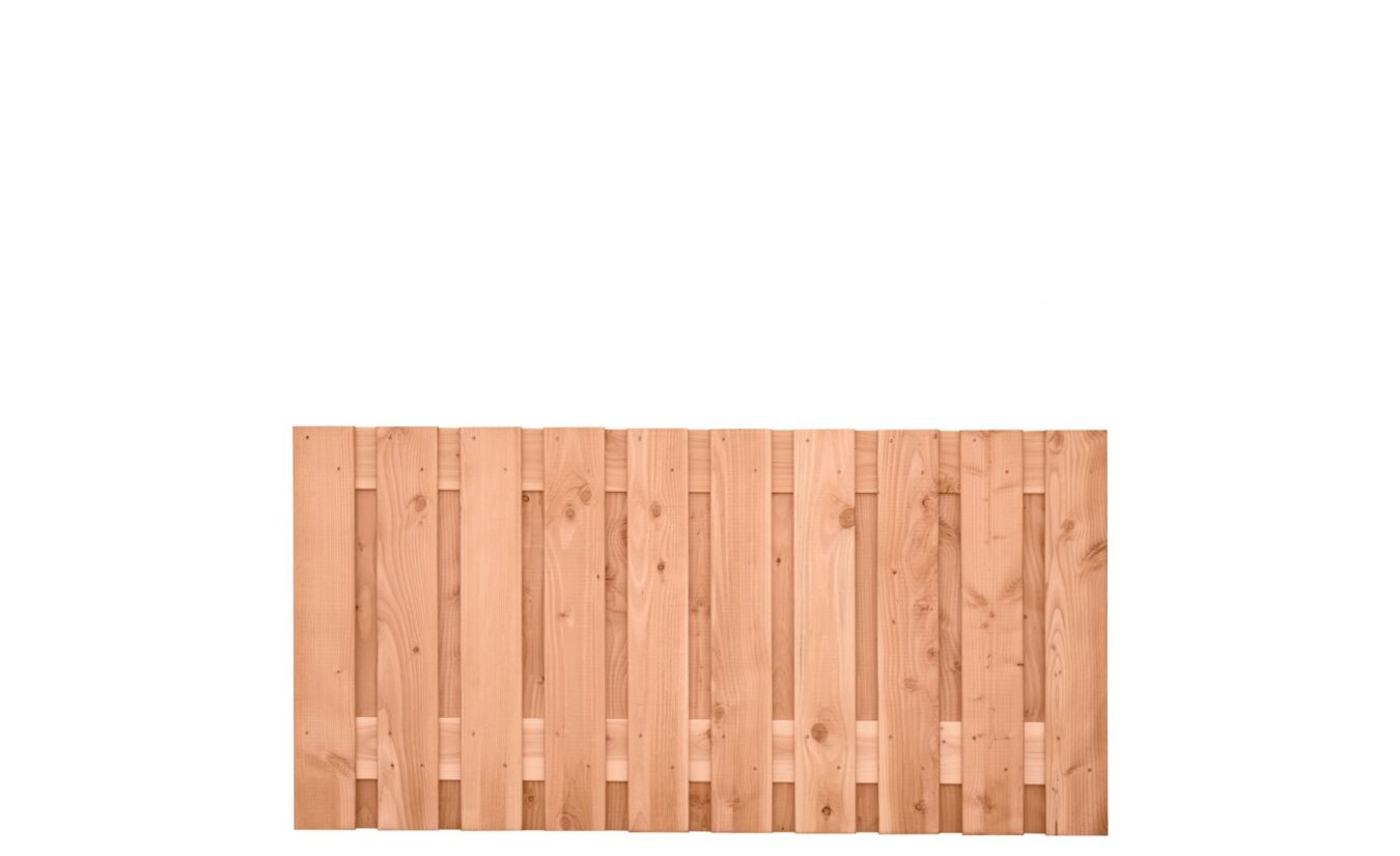 Tuinscherm Lariks Douglas Zwarte Woud 21-planks 90x180cm