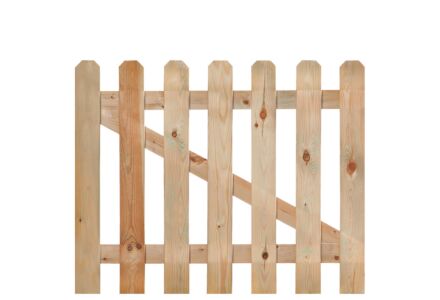 Tuinhekdeur recht geimpregneerd grenen hout 80x100cm 