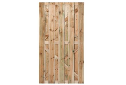 Tuindeur Hoogeveen recht geimpregneerd hout 100x180cm