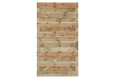 Tuindeur Erica recht geimpregneerd hout 100x180cm
