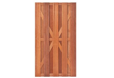 Tuindeur Kampen recht hardhout 100x180cm