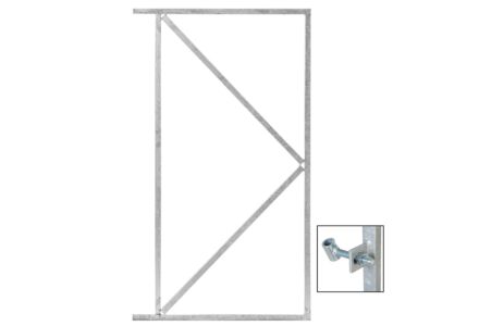 IJzeren frame voor zelfbouw schuttingdeur 110cm breed