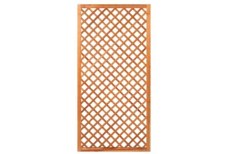 Rechte trellis diagonaal met hardhouten kader 180x90cm