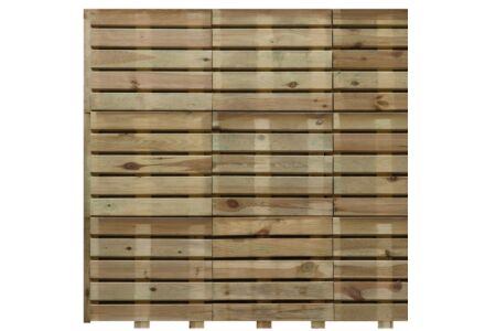 Houten tuintegel recht geimpregneerd hout 50x50cm