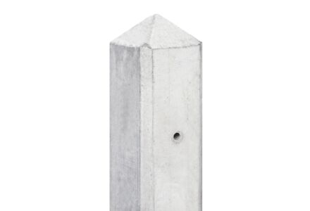 Betonpaal wit / grijs 10x10cm hout-beton systeem Maas