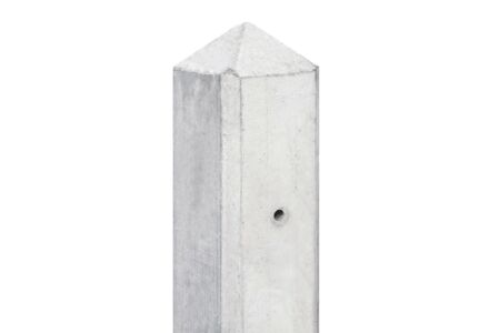 T-paal wit-grijs diamantkop 10x10x180cm IJssel 