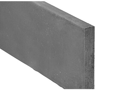 Onderplaat antraciet voor hout-betonschutting met sleufpalen 180cm