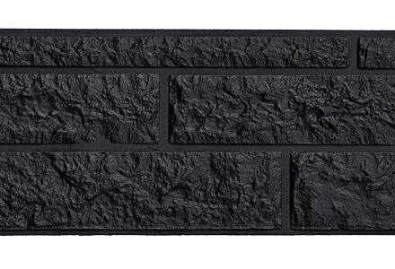 Motiefplaat rustico antraciet gecoat 36x184cm