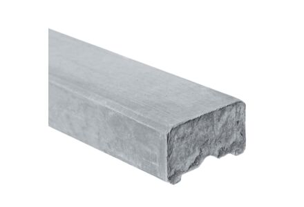 Afdekkap vlak wit / grijs voor betonplaat