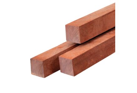 Tuinpaal hardhout Azobe 7x7x275cm