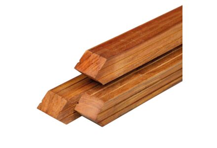 Tuinpaal hardhout Azobe 8.5x8.5cm