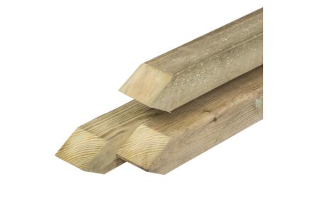 Tuinhek paal geimpregneerd hout 6.8x6.8x100cm