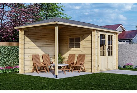 Blokhut 2525Z Plus 500x250cm Interflex