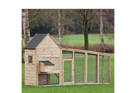 Vuren geimpregneerd kippenhok Chabo 300x100x170cm