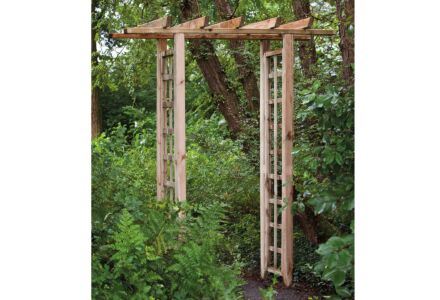 Pergola recht model geimpregneerd grenen hout 100x45x214cm