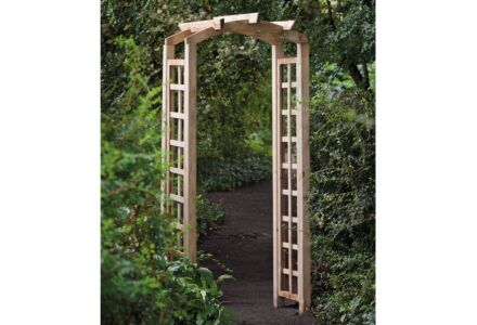 Pergola met toog geimpregneerd grenen hout 90x50x214cm