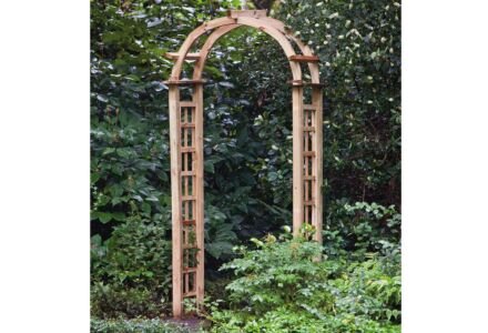 Pergola met boog geimpregneerd grenen hout 135x50x255cm