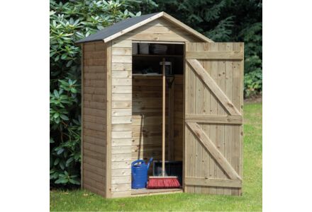 Tuinkast Drenthe geimpregneerd hout 120x80x180/222cm