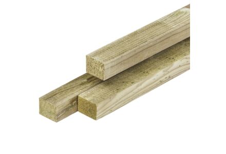 Timmerhout geimpregneerd grenen hout 2.8x3.6cm