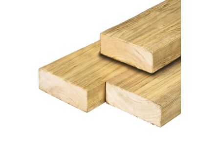 Balk / ligger Noord-Zweeds vuren geimpregneerd 7x19.5x400cm
