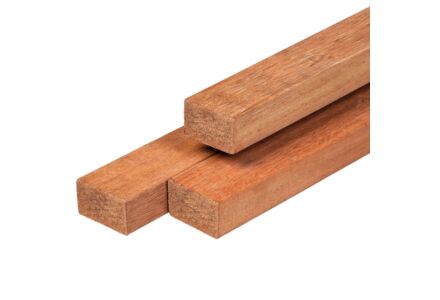 Timmerhout balk hardhout Azobe 4.4x6.8x400cm